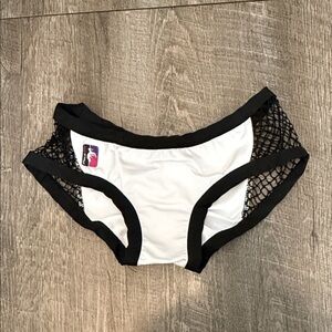 Black and White Mesh Pole Fit Bad Kitty pole bottoms